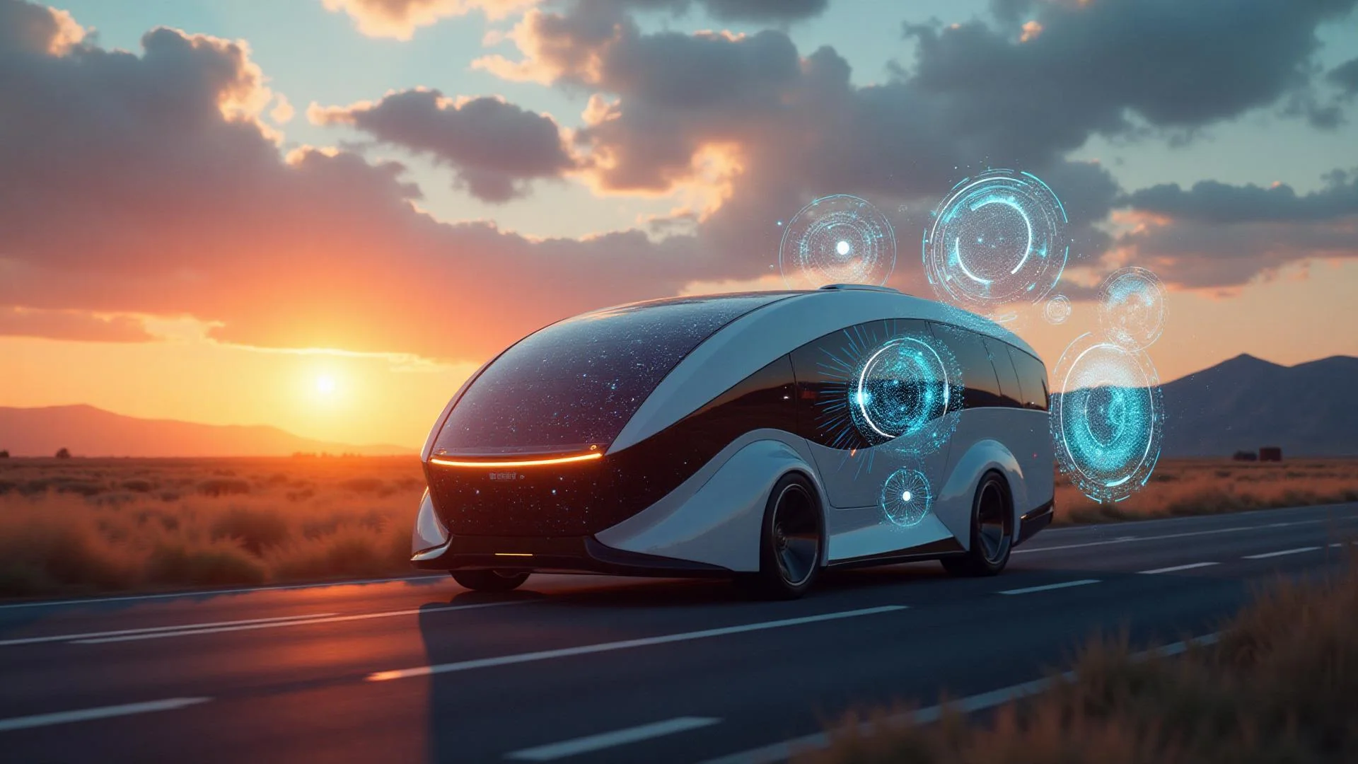 Futuristic Smart RV with advanced technology