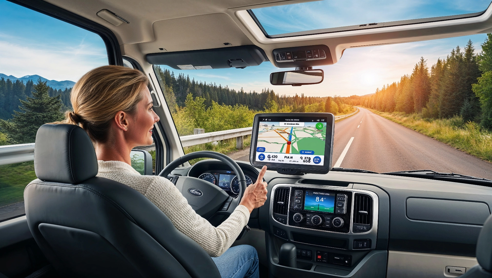 RV Navigation System Interface