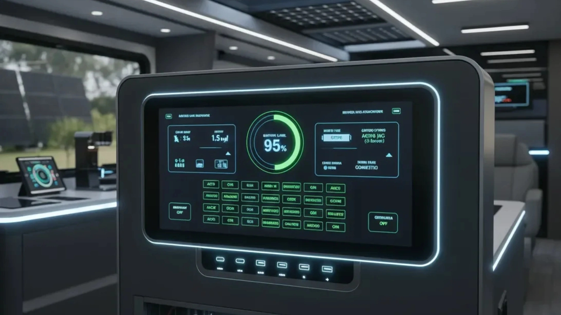 Energy efficient RV power management system